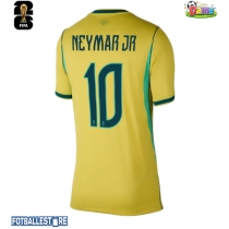 Brasil Neymar Jr #10 Hjemmedrakt Dame VM 2026 Kortermet